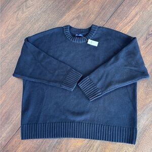 Black GAP Cotton Sweater
